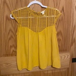 H&M Mustard Fashion Tank